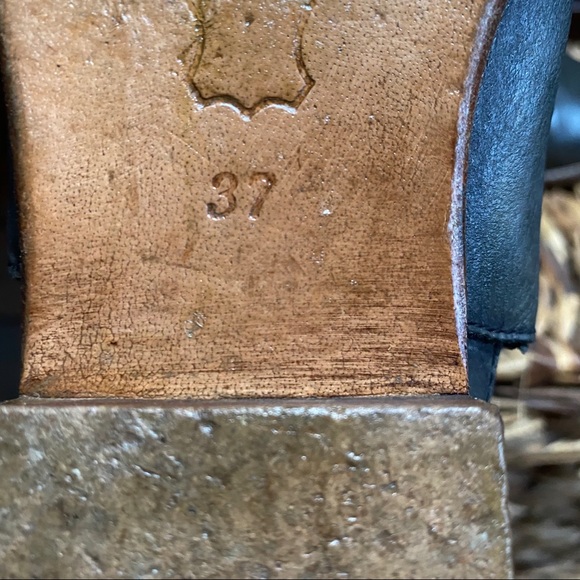 Free people low heel double buckle leather city style shooties size 37M EXC COND - Picture 10 of 15